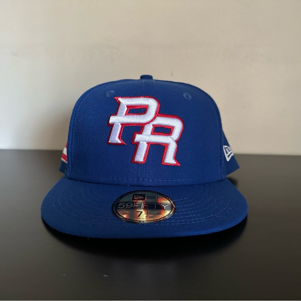 Puerto Rico New Era Blue 59FIFTY Fitted Cap 7 1/2